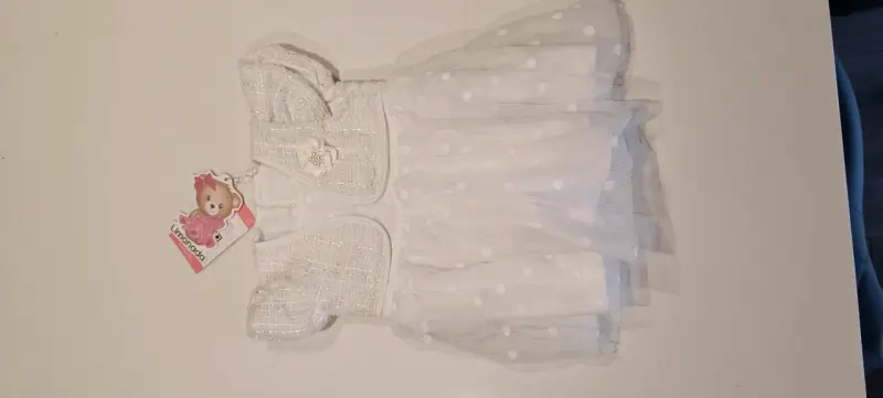Vestido blanco para bebe