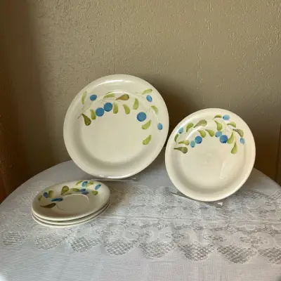 Set de platos con diseño floral - miniatura 2