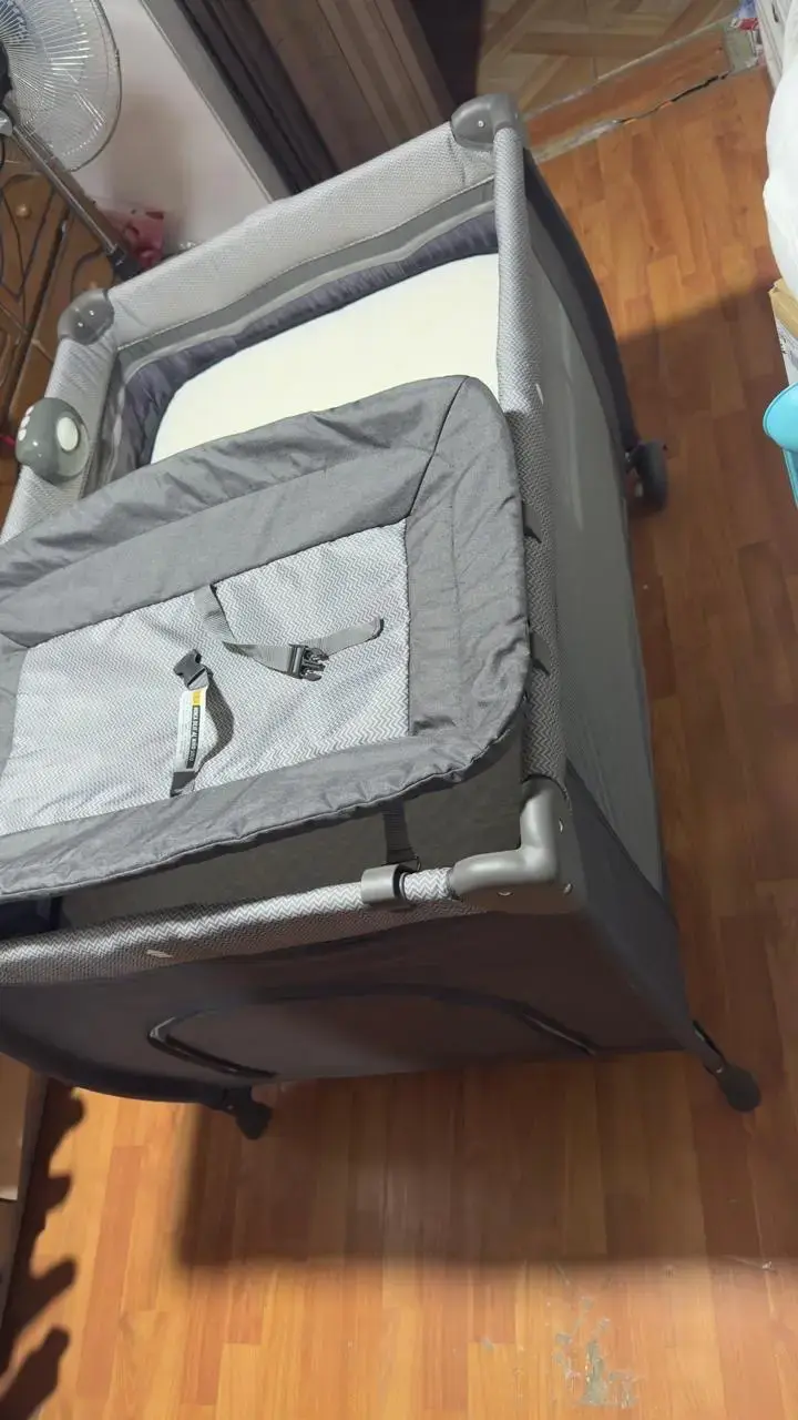 Corral cuna plegable gris infanti - 3