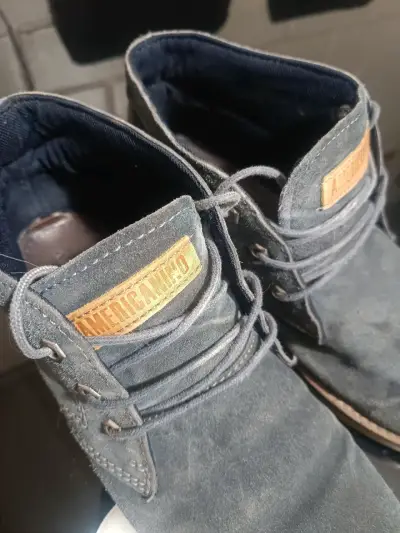 Botines de cuero azul Americano - miniatura 1