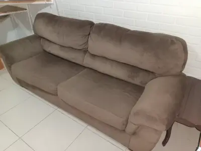 Sofá cama de dos plazas café - miniatura 2