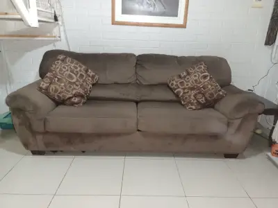 Sofá cama de dos plazas café - miniatura 5