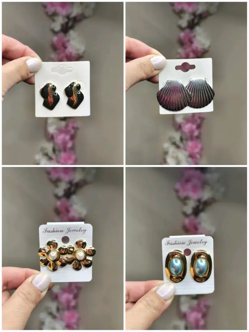 Conjunto de aros variados de acero - 1