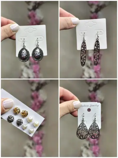 Conjunto de aros variados de acero - miniatura 4