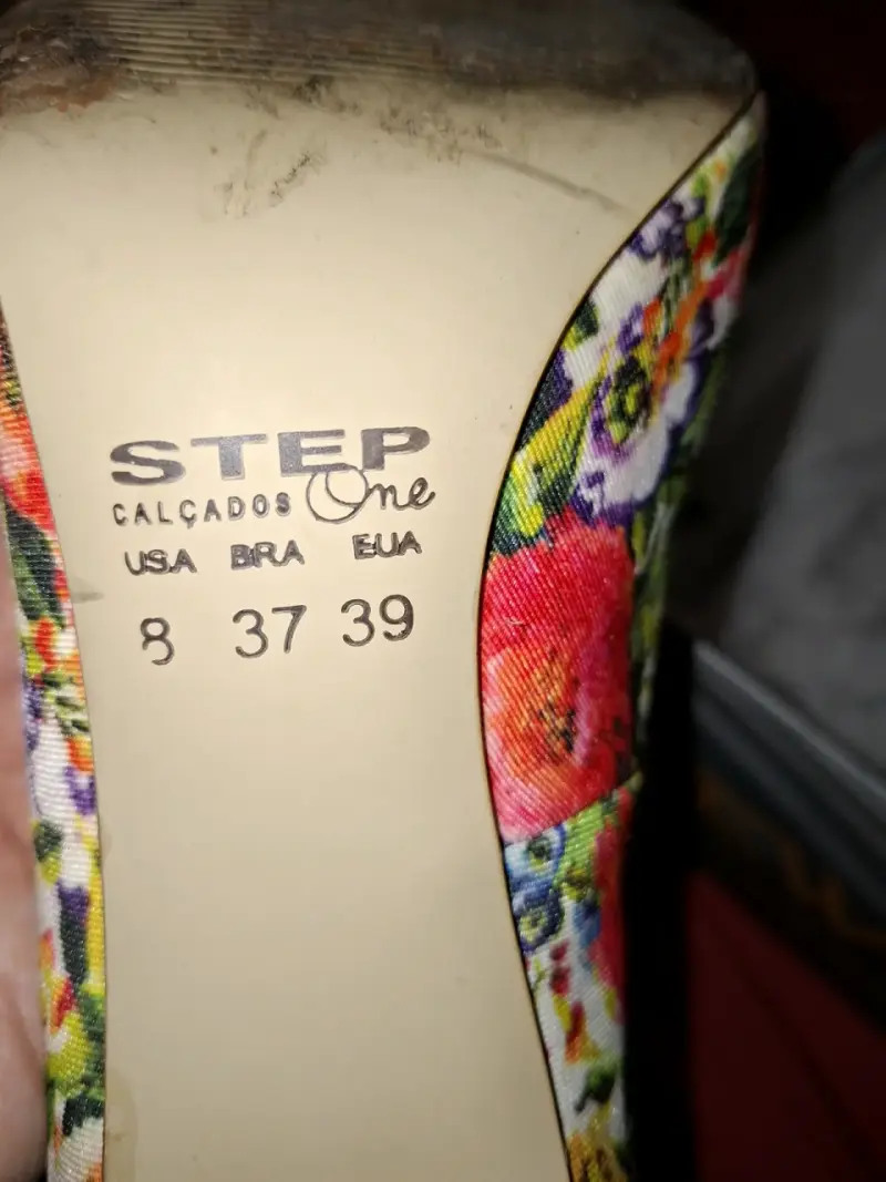 Tacones florales multicolor - 2