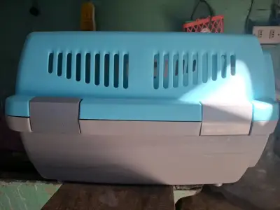 Transportadora para mascotas azul - miniatura 3