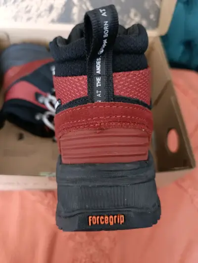 Botines trekking mujer Lippi negros y rojos 35 - miniatura 2