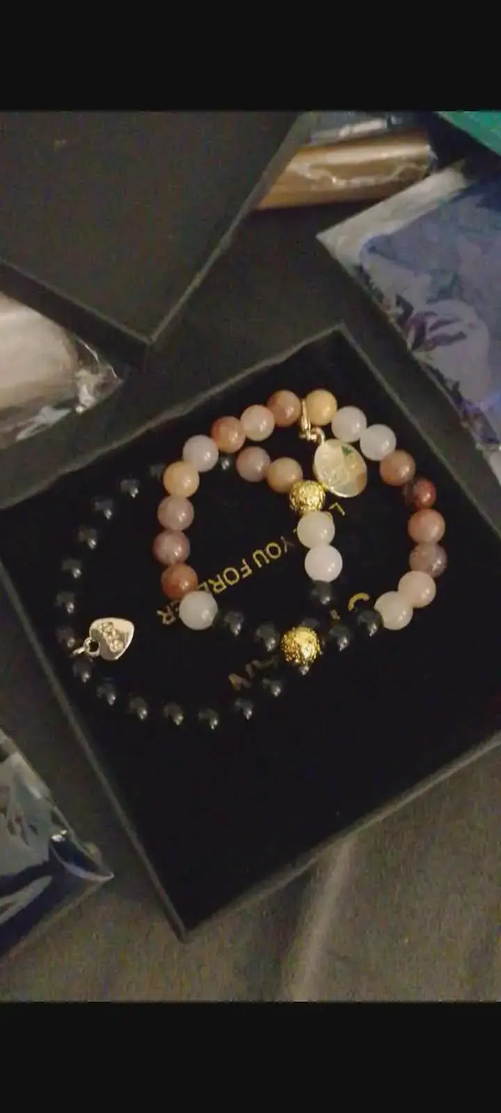 Pulsera con piedras turquesas - 5