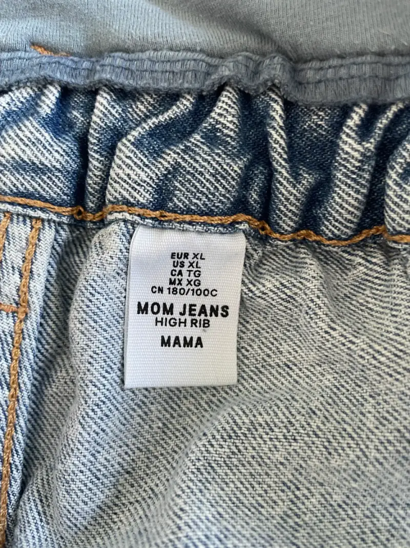 Jeans maternal talla XL