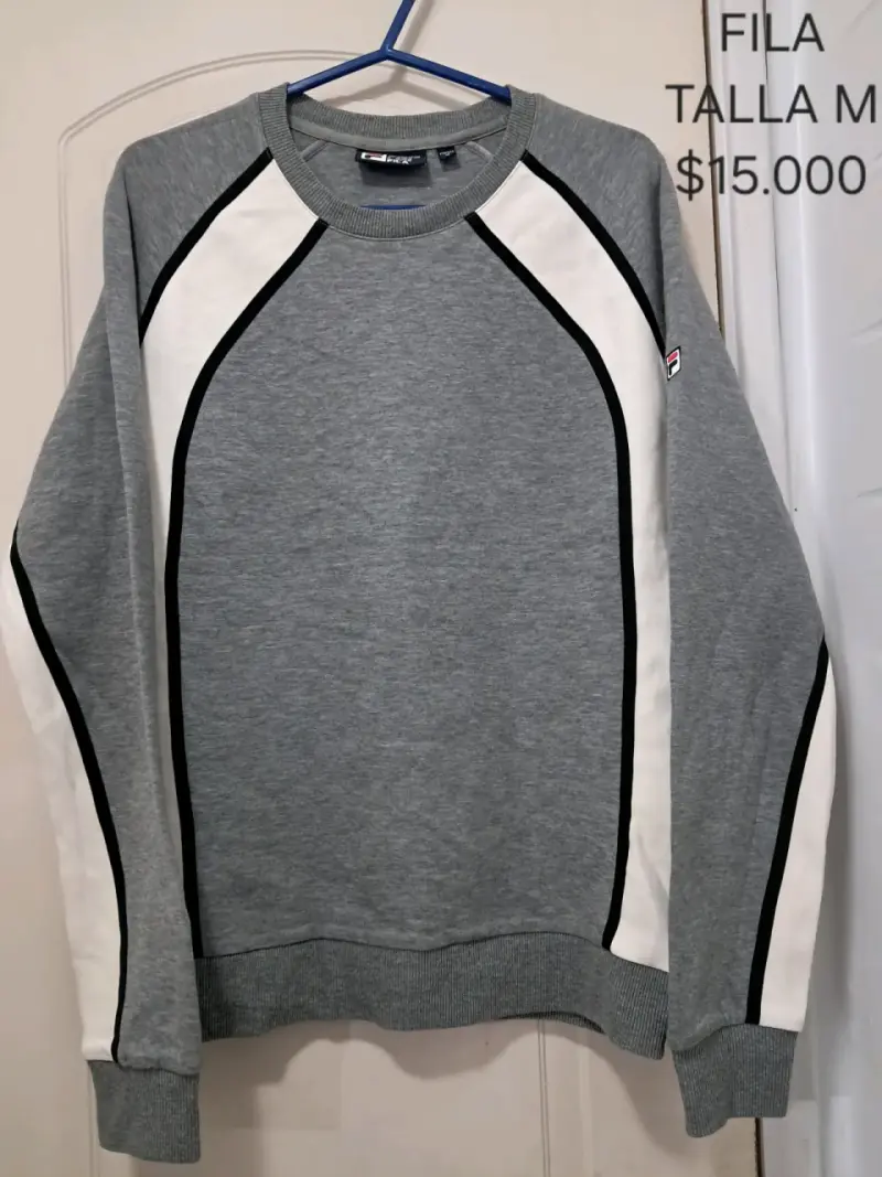 Polerón gris Fila talla M