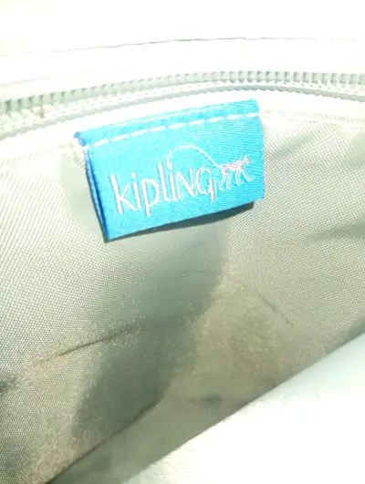 Mochila azul con bolsillos Kipling - miniatura 2