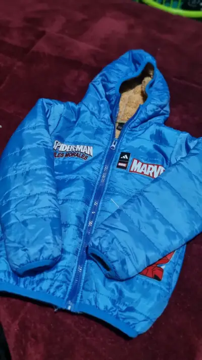 Chaqueta infantil Spider-Man azul - miniatura 1