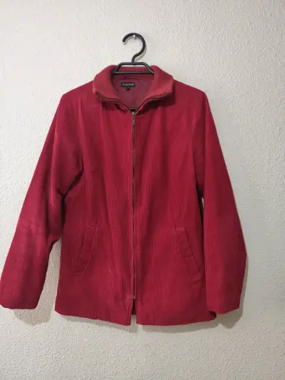 Chaqueta roja de cotele - miniatura 1