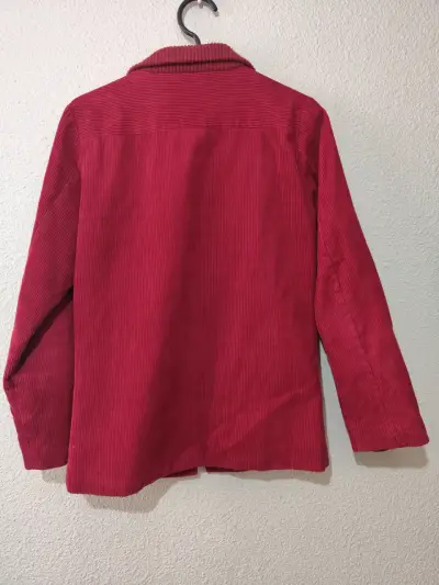 Chaqueta roja de cotele - miniatura 2