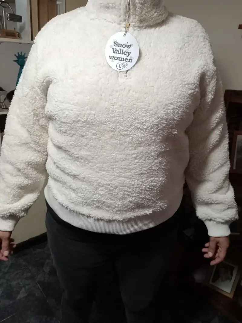 Chaqueta de polar blanca - 2