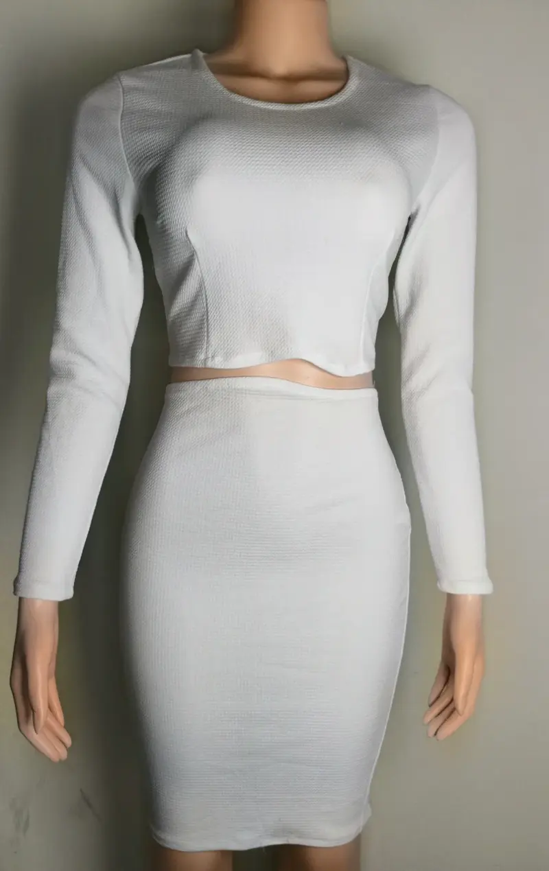 Conjunto blanco de dos piezas - 2