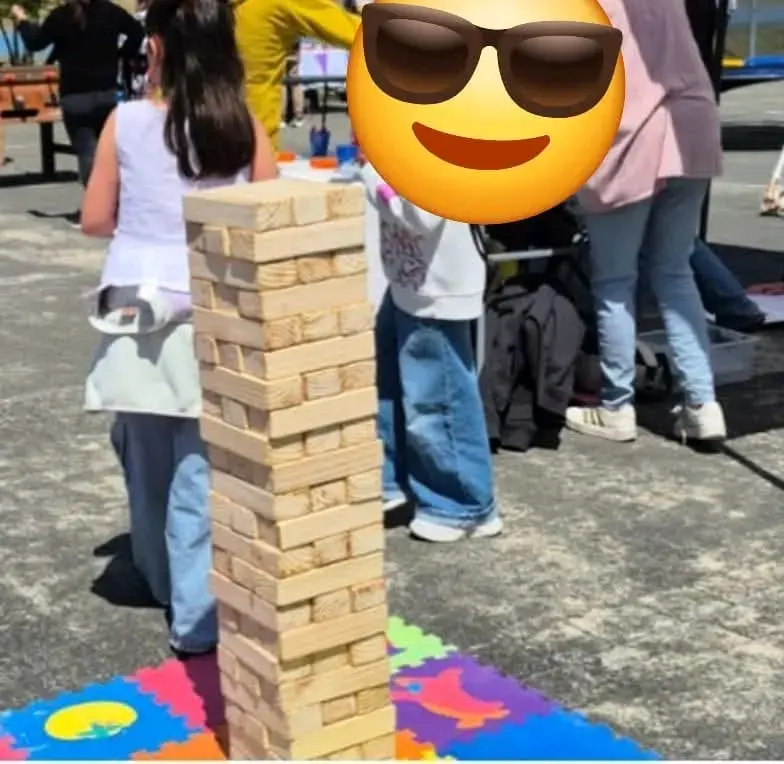 Juego Jenga gigante de madera