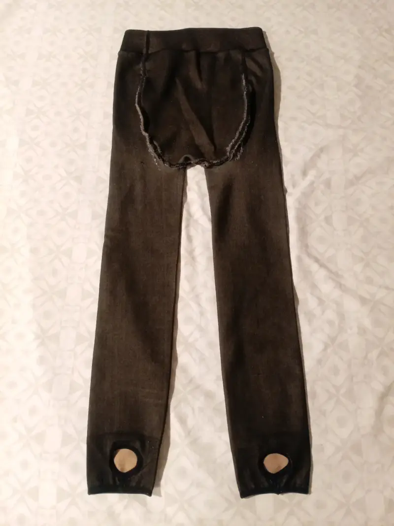 Calza leggings negro polar térmica primera capa - 2