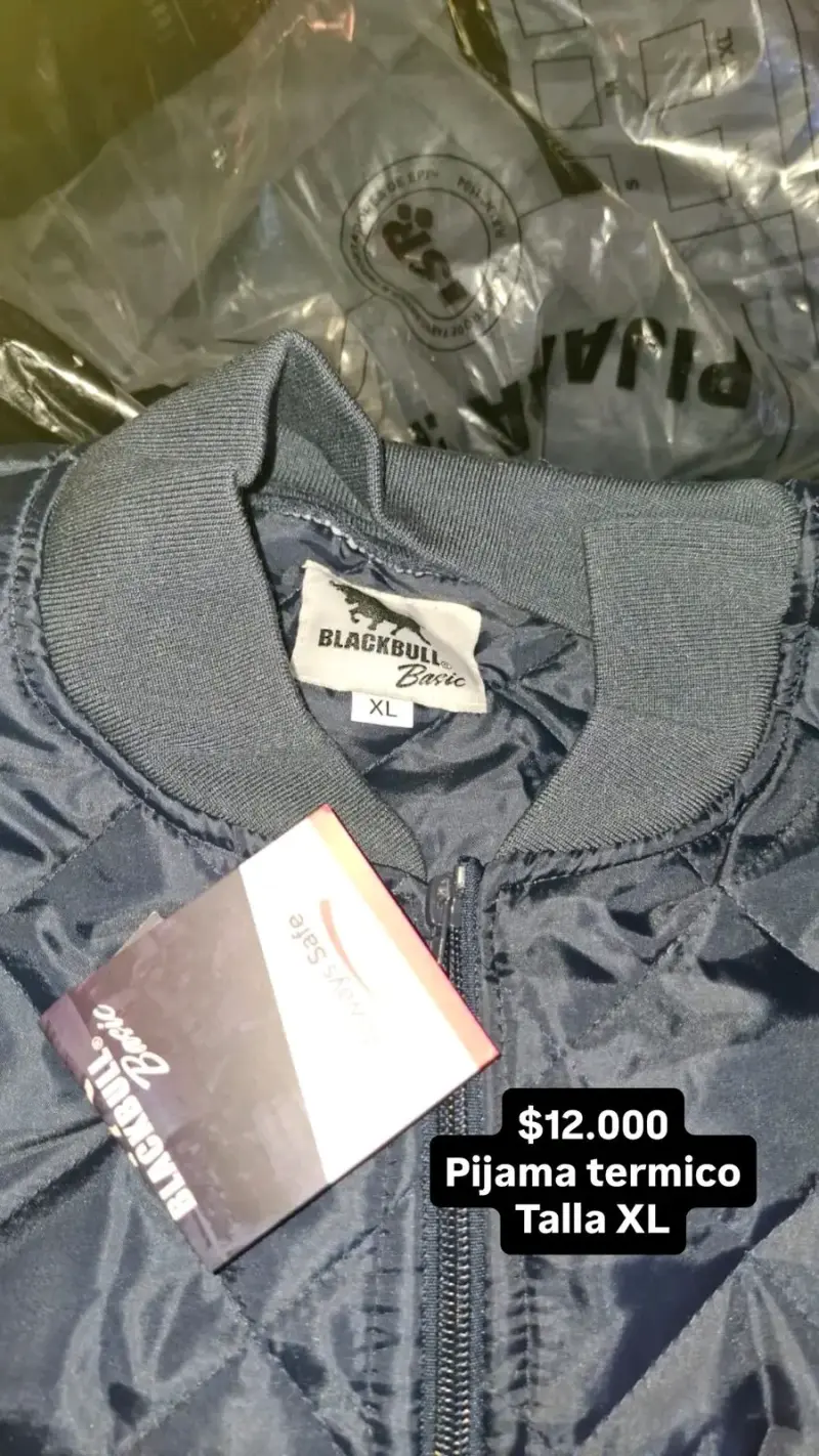 Pijama térmico azul XL - 2