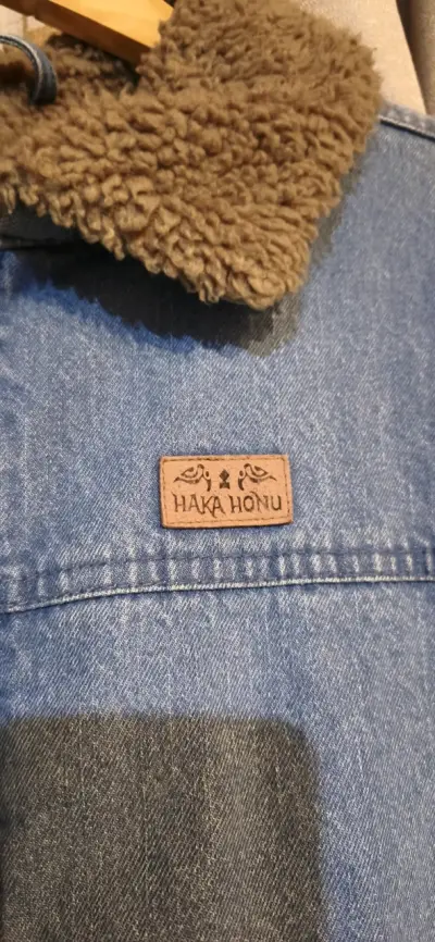 Chaqueta de mezclilla azul con forro - miniatura 2