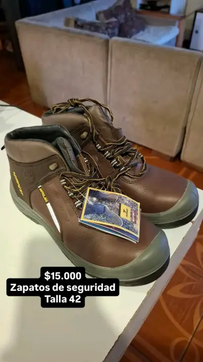 Botas de seguridad cafe - miniatura 1
