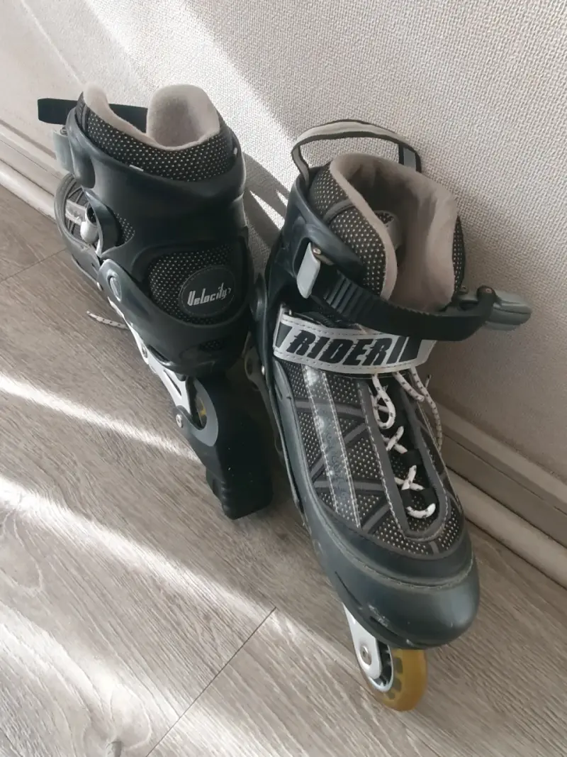 PATINES EN LINEA RIDER VELOCITY NEG/GRIS - 1