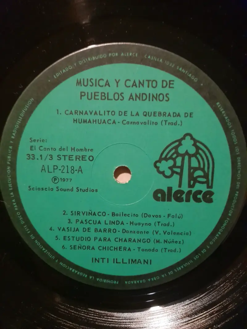 Vinilo Inti-Illimani - Música Andina - 4