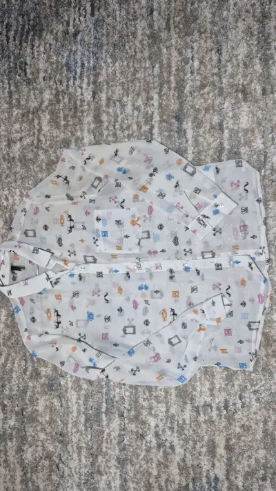 Camisa verde, celeste con rayas y blanca. - miniatura 5