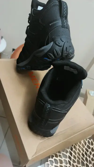Zapatillas de senderismo negras Merrell - miniatura 4