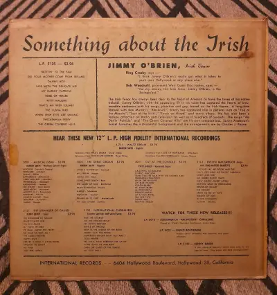 Vinilo Jimmy O'Brien Irish Tenor - miniatura 2