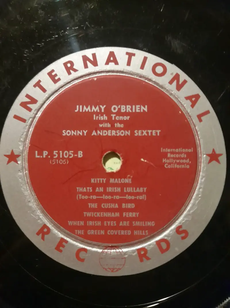 Vinilo Jimmy O'Brien Irish Tenor - 4