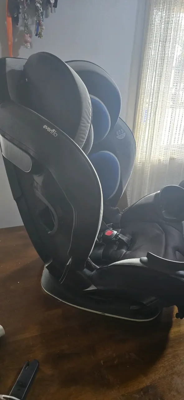 Silla de auto Evenflo azul y gris - 5