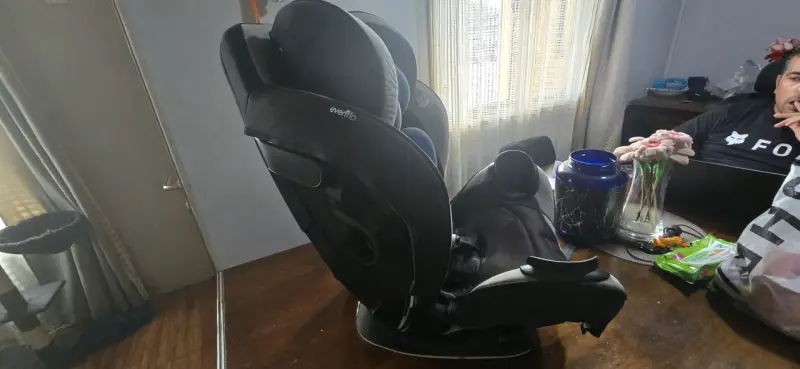 Silla de auto Evenflo azul y gris - 6