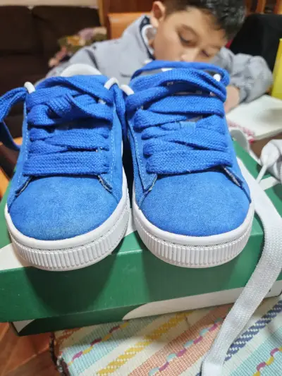 Zapatillas Puma Suede azul XL - miniatura 2