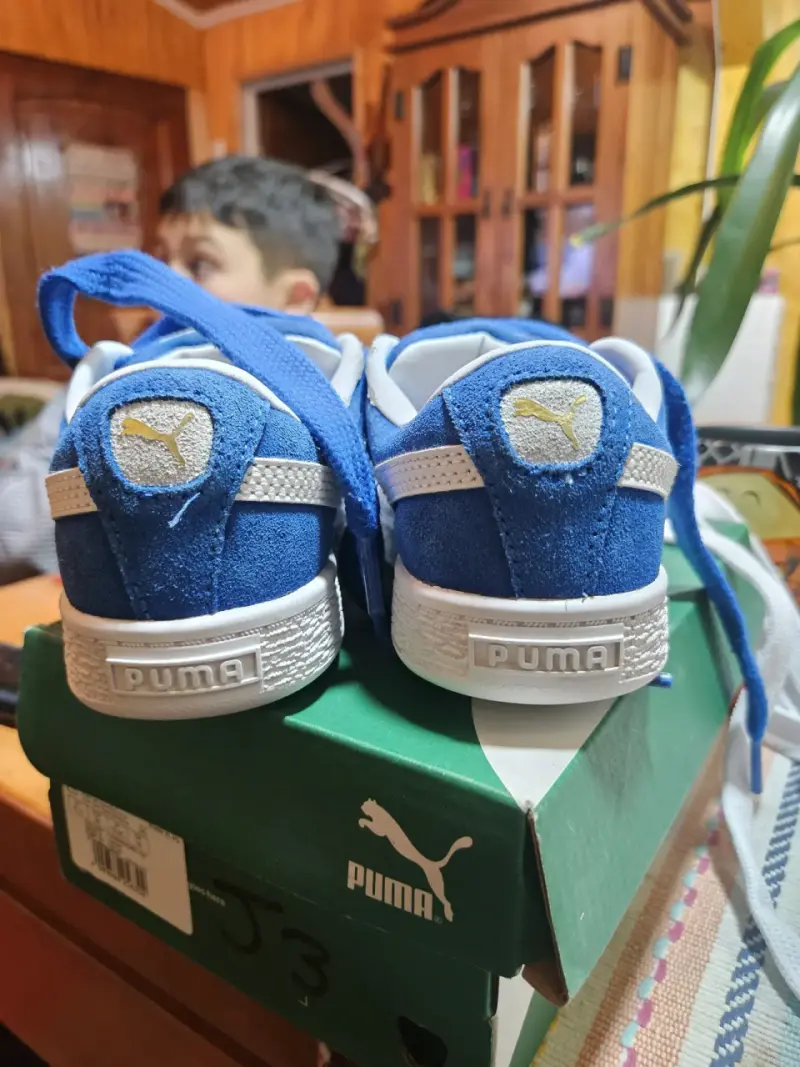 Zapatillas Puma Suede azul XL - 4