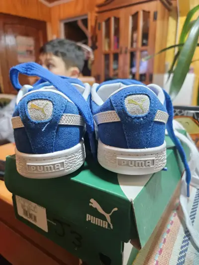 Zapatillas Puma Suede azul XL - miniatura 4