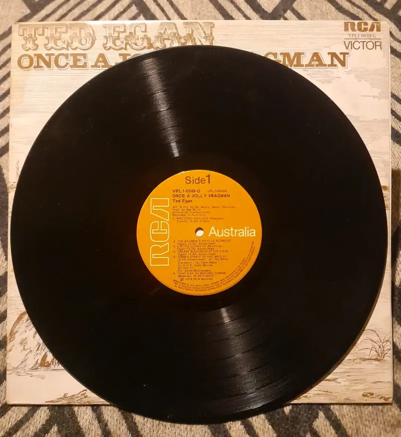 Vinilo Ted Egan Once a Jolly Swagman - 5