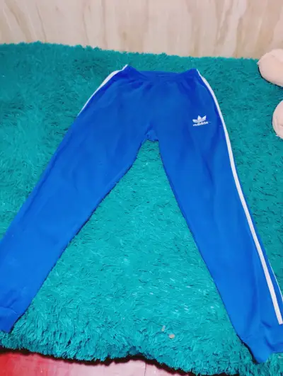 Pantalones deportivos azules Adidas - miniatura 1