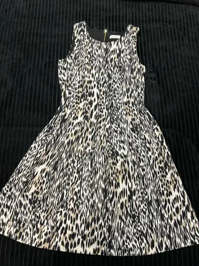 Vestido Calvin klein  estampado animal print - miniatura 1