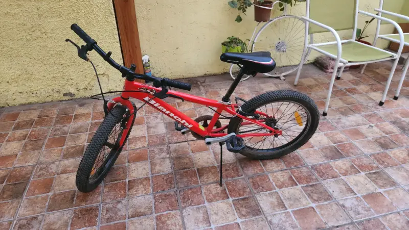 Teclado Bontempi con soporte bicleta Bianchi roja - 5