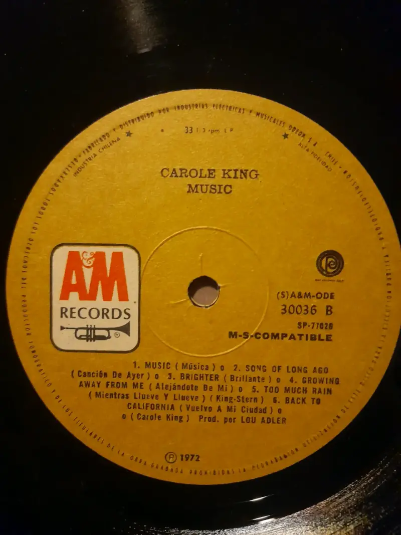 Vinilo Carole King - Music - 5