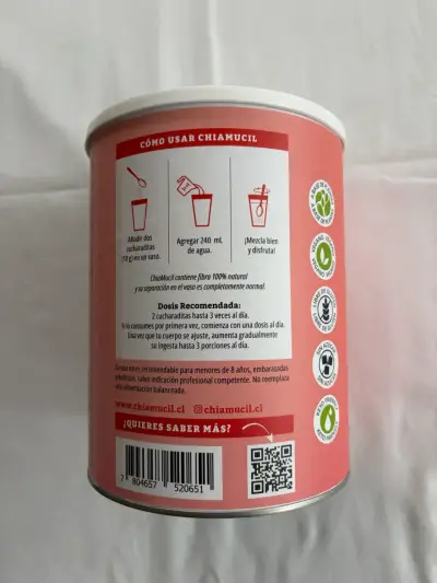 Suplemento de Fibra de Chía sabor Cereza🍒 - miniatura 2