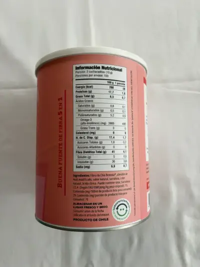 Suplemento de Fibra de Chía sabor Cereza🍒 - miniatura 3