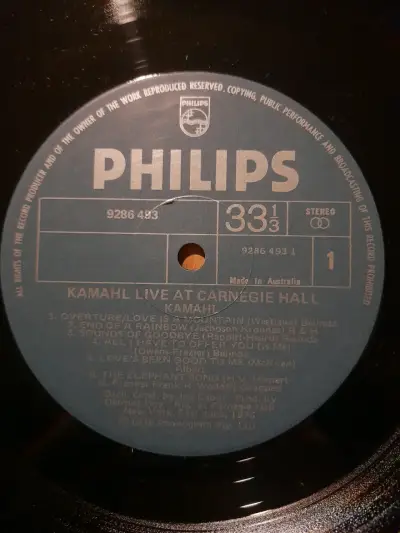 Vinilo Kamahl - Live at Carnegie Hall - miniatura 6