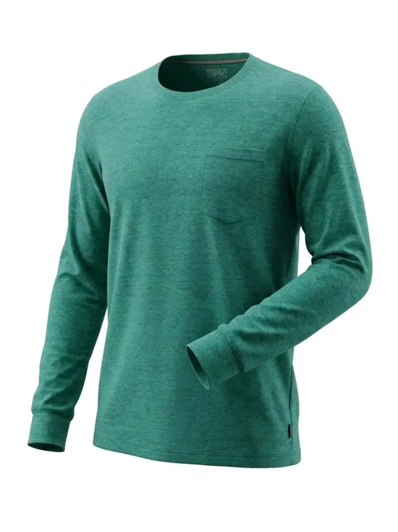 Polera verde manga larga