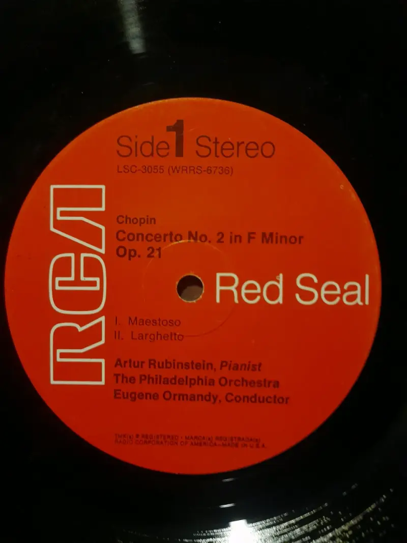 Disco de vinilo Chopin Concerto No. 2 - 4
