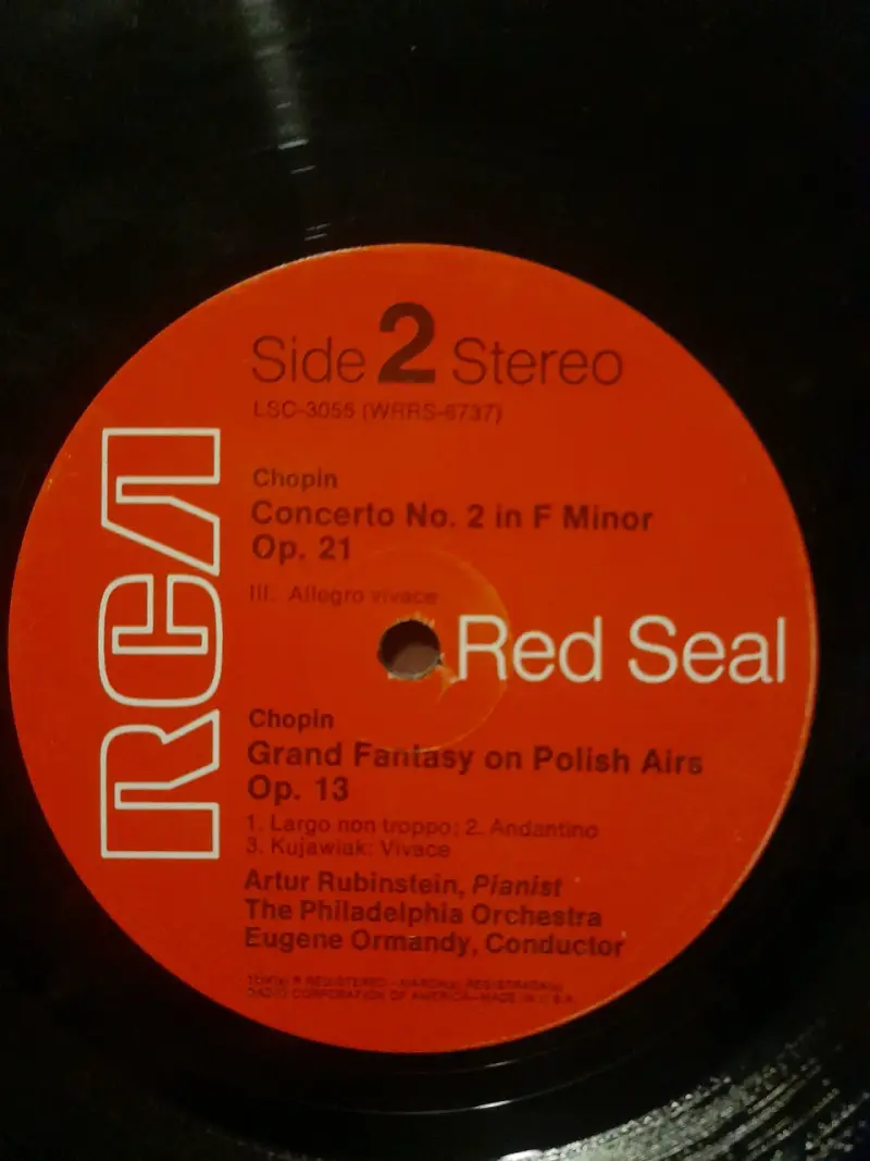Disco de vinilo Chopin Concerto No. 2 - 5