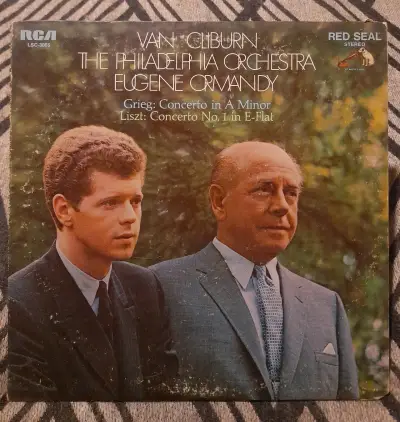 Disco vinilo Van Cliburn y Ormandy - miniatura 1