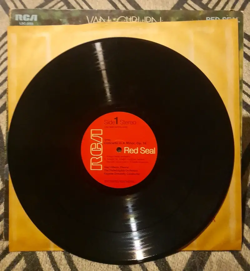 Disco vinilo Van Cliburn y Ormandy - 3