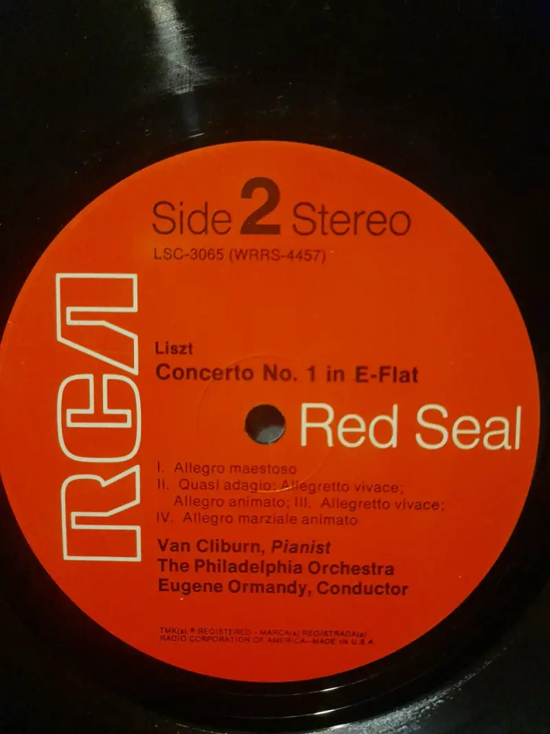 Disco vinilo Van Cliburn y Ormandy - 5